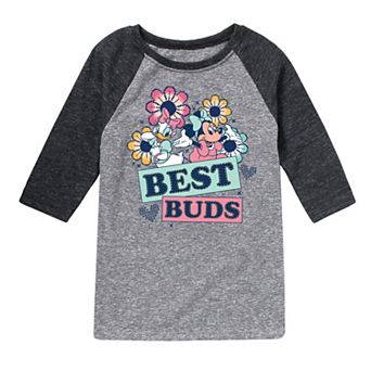 Disney's Minnie Mouse & Daisy Duck Boys 8-20 Best Buds Raglan Tee