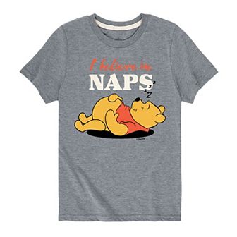 Disney's Winnie The Pooh Boys 8-20 Naps Graphic Tee