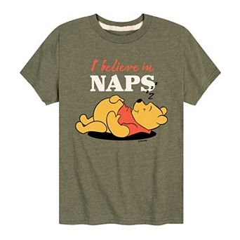 Disney's Winnie The Pooh Boys 8-20 Naps Graphic Tee