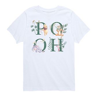 Disney's Winnie The Pooh Boys 8-20 Flowers Graphic Tee
