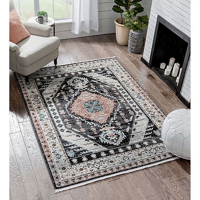 Well Woven Julita Vintage Bohemian Aztec Area Rug