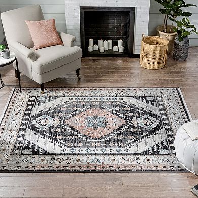 Well Woven Julita Vintage Bohemian Aztec Area Rug