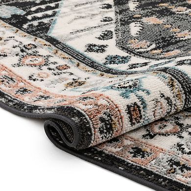 Well Woven Julita Vintage Bohemian Aztec Area Rug