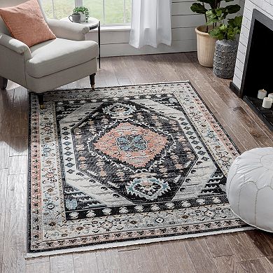 Well Woven Julita Vintage Bohemian Aztec Area Rug
