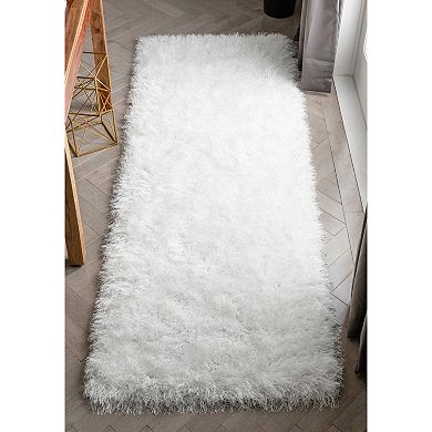 Well Woven Glam Solid Area Rug