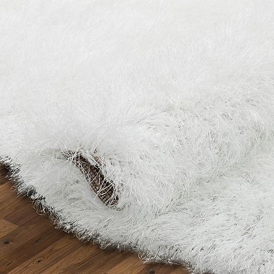 Well Woven Glam Solid Area Rug