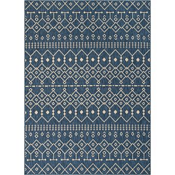 Well Woven Medusa Nord Brown Moroccan Tribal Indoor Outdoor Area Rug