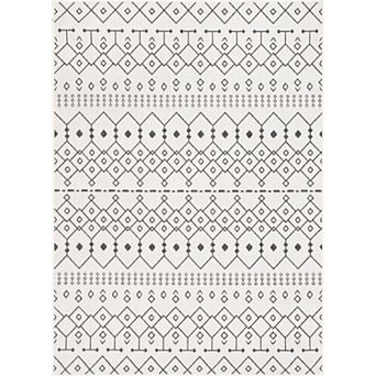 Well Woven Medusa Nord Brown Moroccan Tribal Indoor Outdoor Area Rug