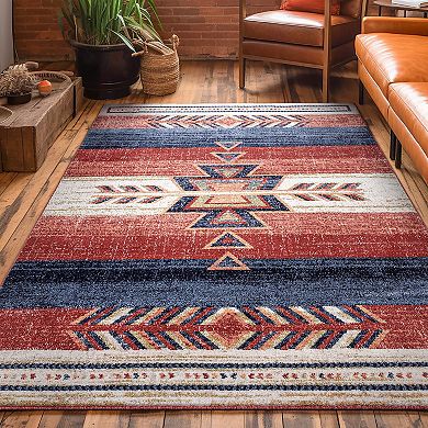 Well Woven Dustin Striped Area Rug