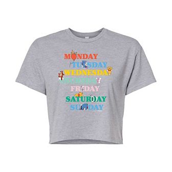 Disney's Winnie The Juniors' Days Cropped Graphic Tee