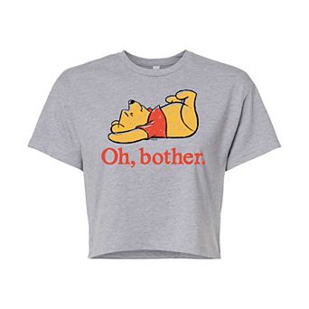 Disney's Winnie The Juniors' Oh Cropped Graphic Tee