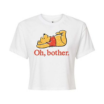 Disney's Winnie The Juniors' Oh Cropped Graphic Tee
