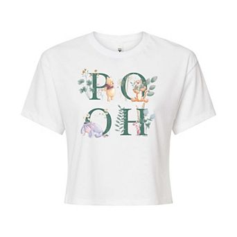 Disney's Winnie The Juniors' Cropped Graphic Tee