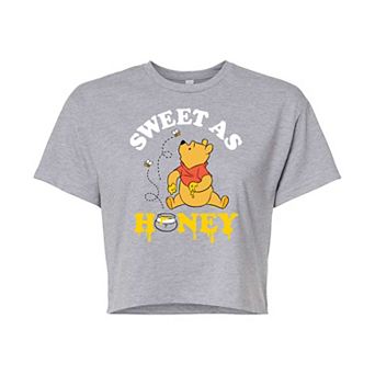 Disney's Winnie The Juniors' Honey Cropped Graphic Tee