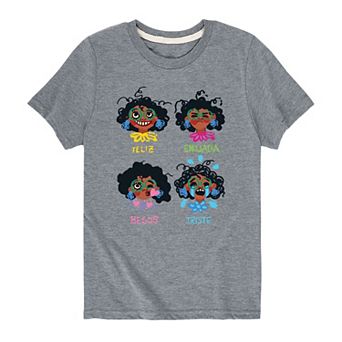 Disney's Encanto Boys 8-20 Mirabel Emotions Graphic Tee