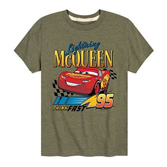 Disney / Pixar's Cars Lightning McQueen Boys 8-20 Fast Graphic Tee
