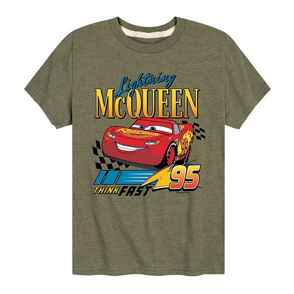 Disney / Pixar's Cars Lightning McQueen Boys 8-20 Fast Graphic Tee