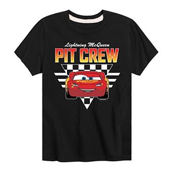 Disney / Pixar's Cars Lightning McQueen Boys 8-20 Crew Graphic Tee