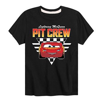 Disney / Pixar's Cars Lightning McQueen Boys 8-20 Crew Graphic Tee
