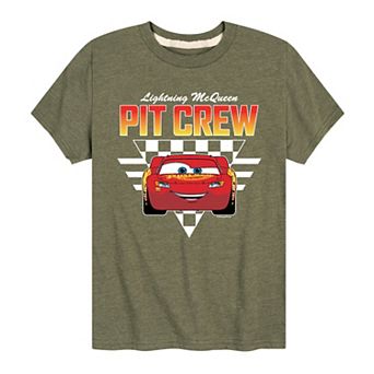 Disney / Pixar's Cars Lightning McQueen Boys 8-20 Crew Graphic Tee
