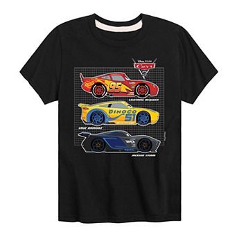 Disney / Pixar's Cars Boys 8-20 Side Profiles Graphic Tee