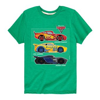 Disney / Pixar's Cars Boys 8-20 Side Profiles Graphic Tee