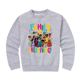 Disney's Encanto Boys 8-20 Family Everything Crew Fleece Sweatshirt