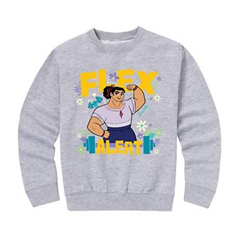 Disney's Encanto Boys 8-20 Luisa Flex Alert Crew Fleece Sweatshirt