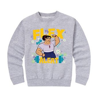Disney's Encanto Boys 8-20 Luisa Flex Alert Crew Fleece Sweatshirt