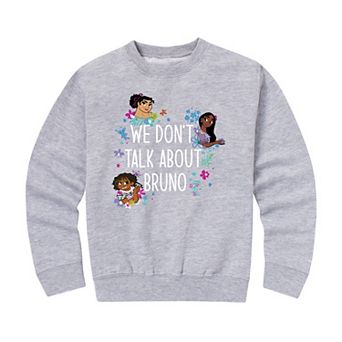 Disney's Encanto Boys 8-20 Talk About Bruno Crew Fleece Sweatshirt