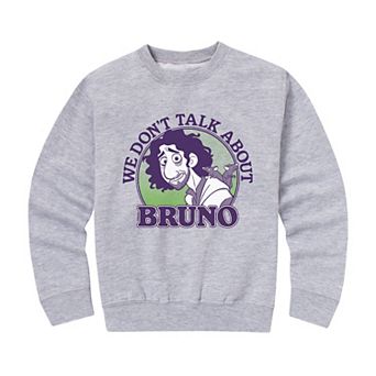 Disney's Encanto Boys 8-20 Talk About Bruno Crew Fleece Sweatshirt