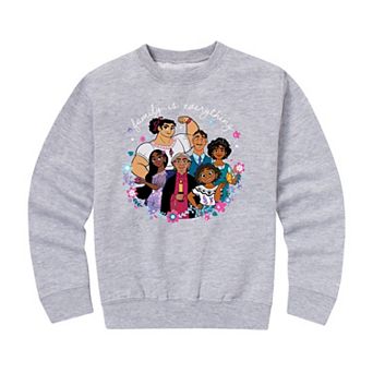 Disney's Encanto Boys 8-20 Family Group Crew Fleece Sweatshirt