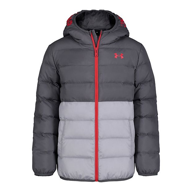 Boys under cheap armour puffer coat