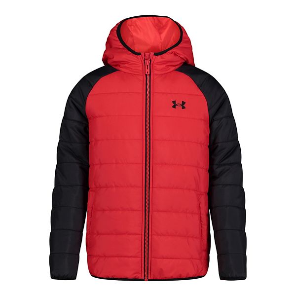 Boys under cheap armour puffer