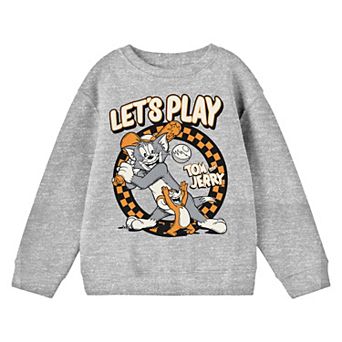 Boys 8-20 Tom & Jerry Lets Play Long Sleeve Graphic Tee