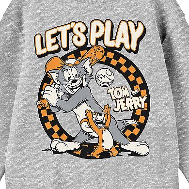 Boys 8-20 Tom & Jerry Lets Play Long Sleeve Graphic Tee