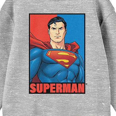 Boys 8-20 Superman Portrait Long Sleeve Graphic Tee
