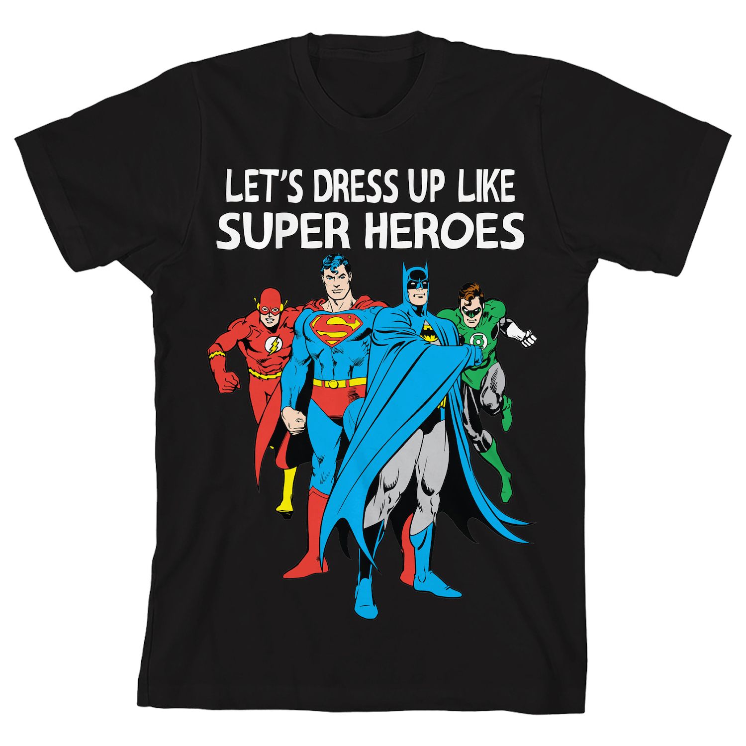 Justice League Kid Boy Figure Print Short-sleeve Tee