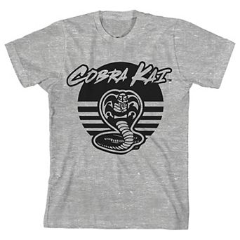 Boys 8-20 Cobra Kai Black Snake Icon Graphic Tee