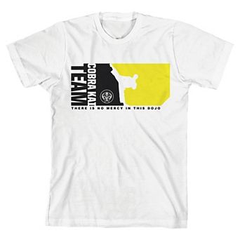 Boys 8-20 Cobra Kai Team No Mercy Dojo Graphic Tee