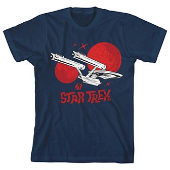Boys 8-20 Star Trek TOS Enterprise Graphic Tee