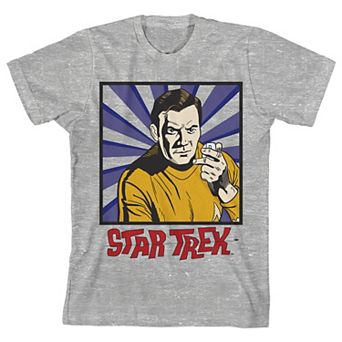 Boys 8-20 Star Trek TOS Kirk Graphic Tee