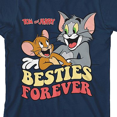 Boys 8-20 Tom & Jerry Besties Forever Graphic Tee