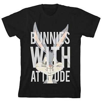 Boys 8-20 Looney Tunes Bugs Bunnies With Attitude Graphic Tee