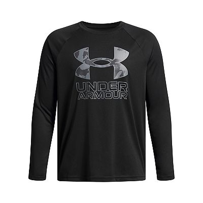 Boys 8-20 Under Armour Tech™ Logo Print Long Sleeve Graphic