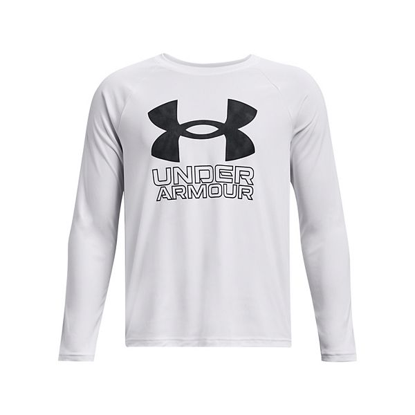 Boys 8-20 Under Armour Tech™ Hybrid Print Fill Long Sleeve Tee