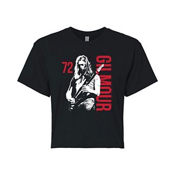 Juniors' David Gilmour 72 Cropped Graphic Tee