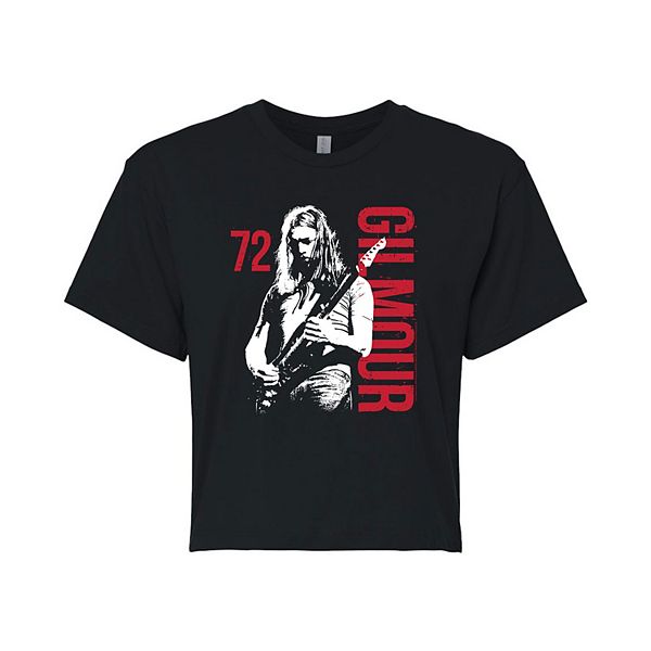 Juniors' David Gilmour 72 Cropped Graphic Tee