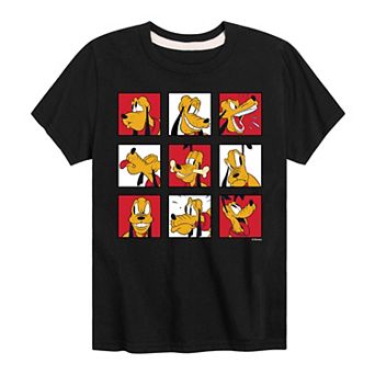 Disney's Pluto Boys 8-20 Grid Graphic Tee