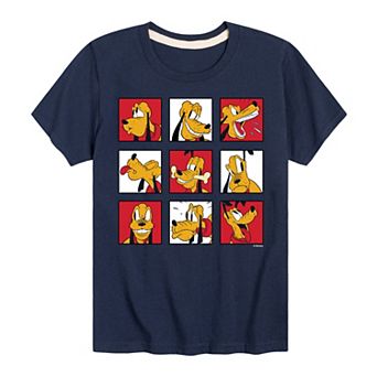 Disney's Pluto Boys 8-20 Grid Graphic Tee
